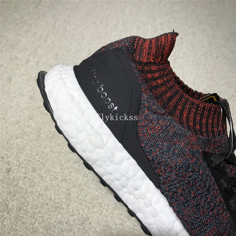 Adidas Ultra Boost Uncaged UB Sock Black Grey Red